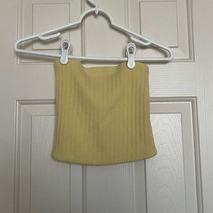 yellow tube top